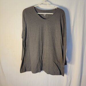 Womens Perfectly Soft Shirt Size XL Grey in Color  -- ITEM #1687